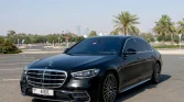 Mercedes S580 sedan in Dubai